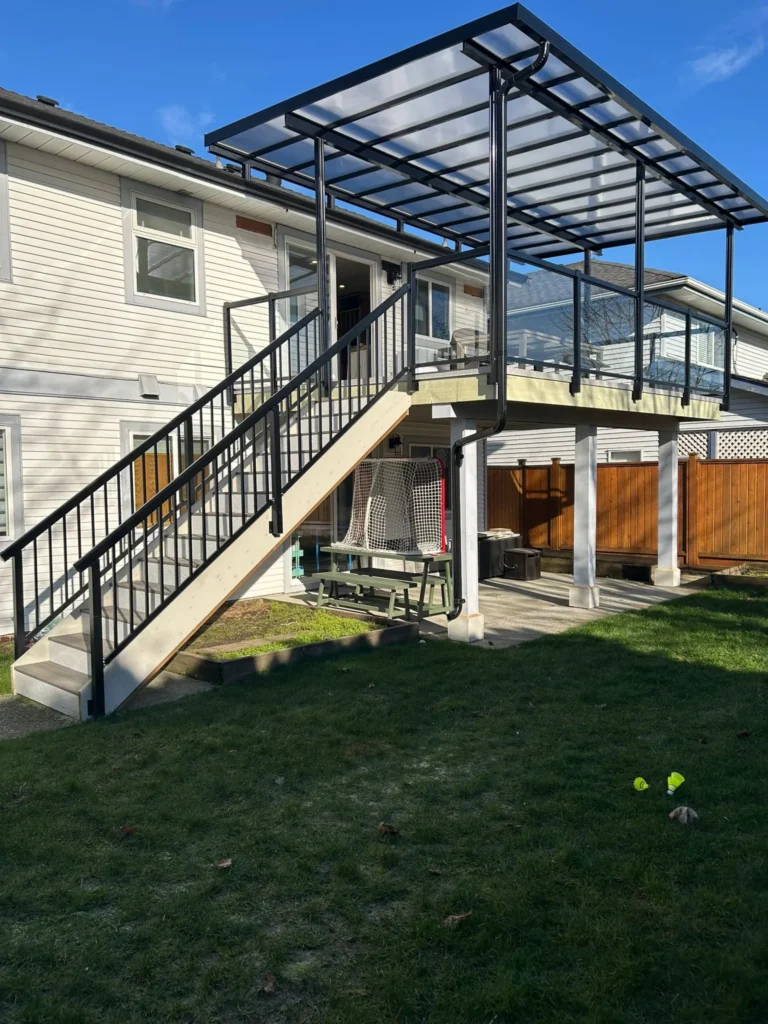 Stair Railing & Patio cover
